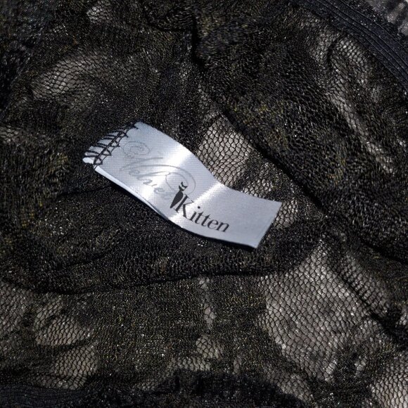 Velvet Kitten Sexy Black Mesh Top || EUC - Picture 6 of 8